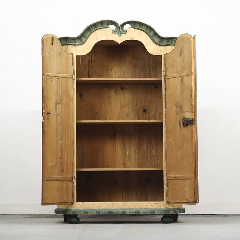 Painted folk art bridal wardrobe