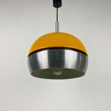 Lampe pendentif en métal danois, années 1970
