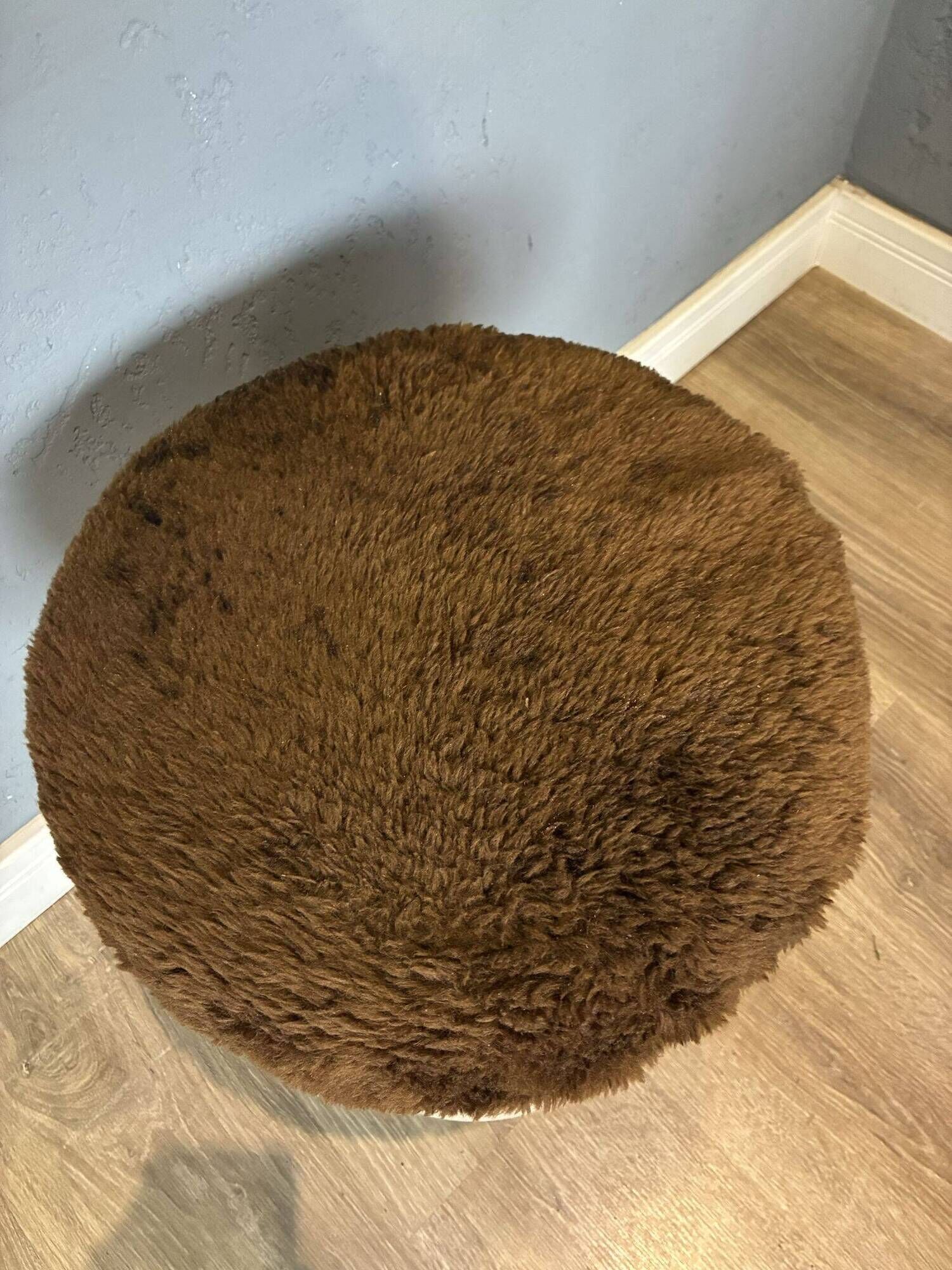 Emsa design stool, 1970s, with an extra seat cover