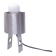 Lampe de table année 70 inox formes géométriques