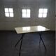Yellow Formica folding table