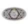 Bohemian crystal oval dish 22.5 x 12 cm