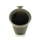 Organic green ceramic vase, France 1960s