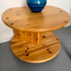 Side table, end table X2, solid pine, 1970s design.