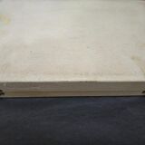 Individual covered boxes in silver metal