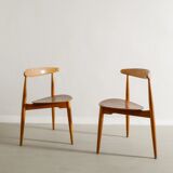 Ensemble de huit chaises de salle à manger danoises du milieu du siècle par Hans J. Wegner, années 1950