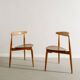 Ensemble de huit chaises de salle à manger danoises du milieu du siècle par Hans J. Wegner, années 1950