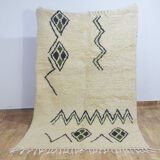 Handmade berber carpet 257 x 146 cm