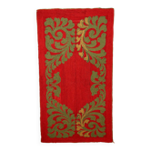 Tapis crocheté américain antique fait main, années 1920