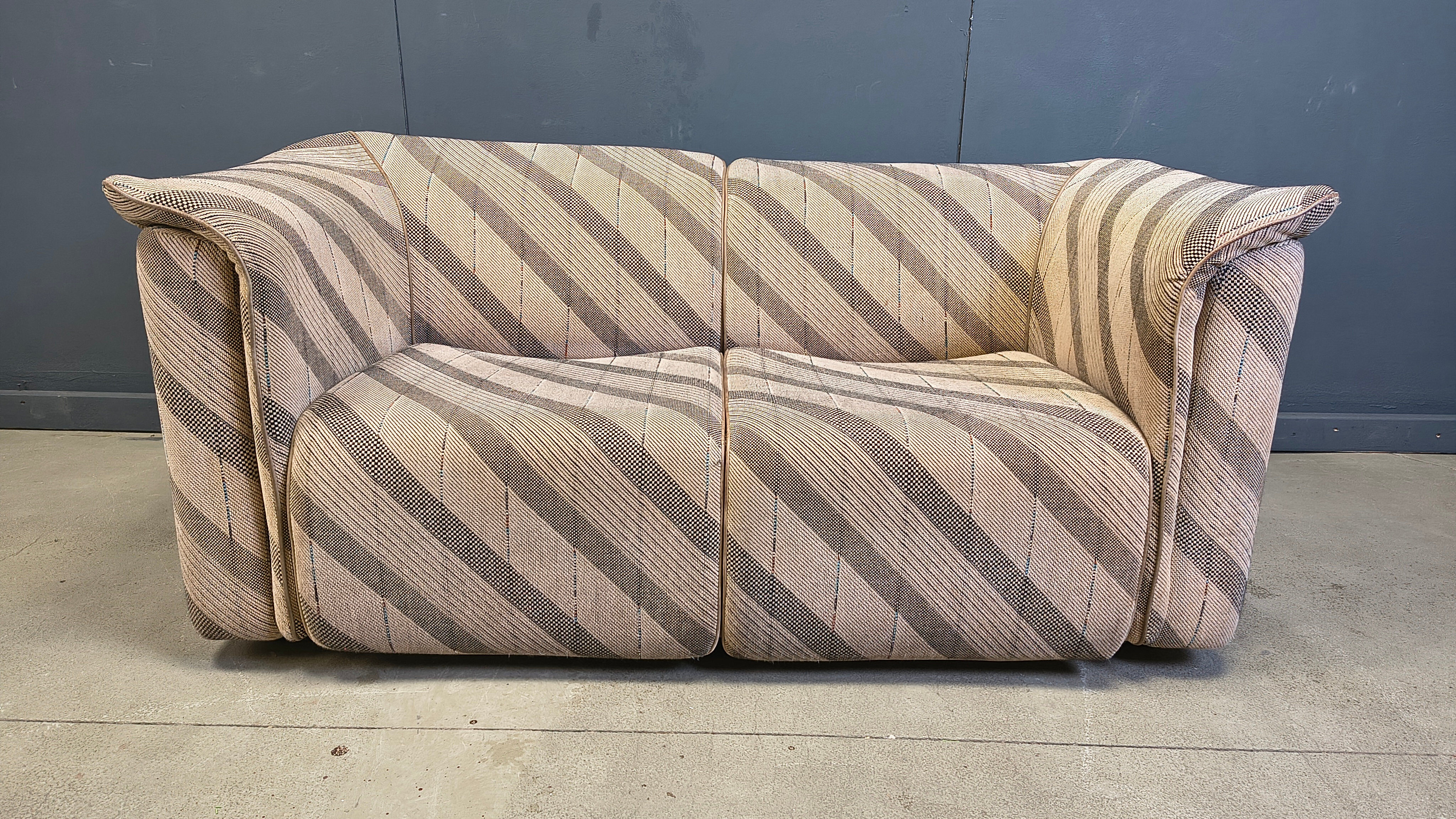 Vintage two seater sofa by Karl Wittmann, 1970s