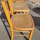 Series of 6 old vintage bistro chairs - 1950s