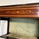 Stunning Antique Edwardian Inlaid Mahogany Bow-Front Silver Display Cabinet
