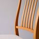 Lot de 4 chaises scandinaves vintage en hêtre des années 1950