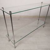 Chrome vintage console, 1970s