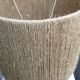 Natural rope lampshade low diameter 55 high 42