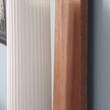 Scandinavian style teak wall lamp