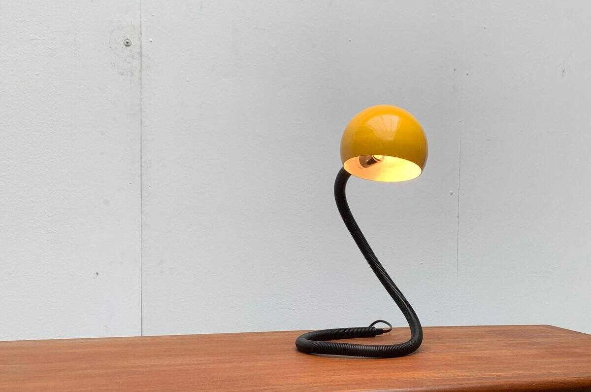 Vintage cobra snake table lamp