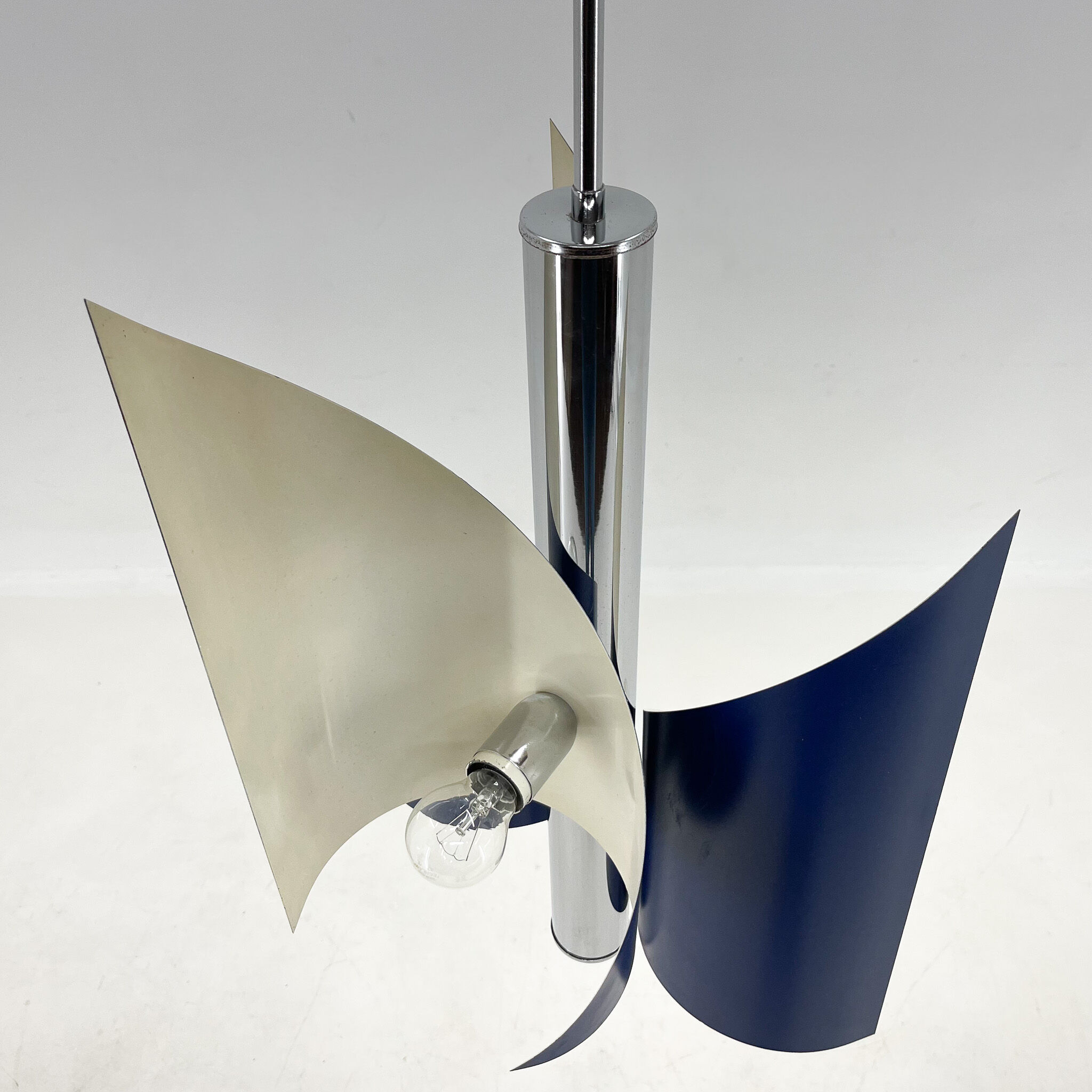 Italian Asymetrical Space Age Chandelier 1970's