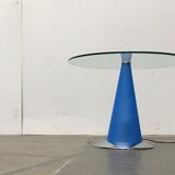 Birillo postmodern side table and floor lamp by Parisotto for Fontana Arte, 1980s