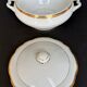 Fine white porcelain soup tureen from Limoges.