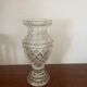 Vintage cut crystal vase