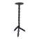 Vintage black brutalist chain floor candlestick