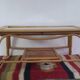 Bamboo and rattan coffee table