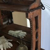Old wall mirror shelf