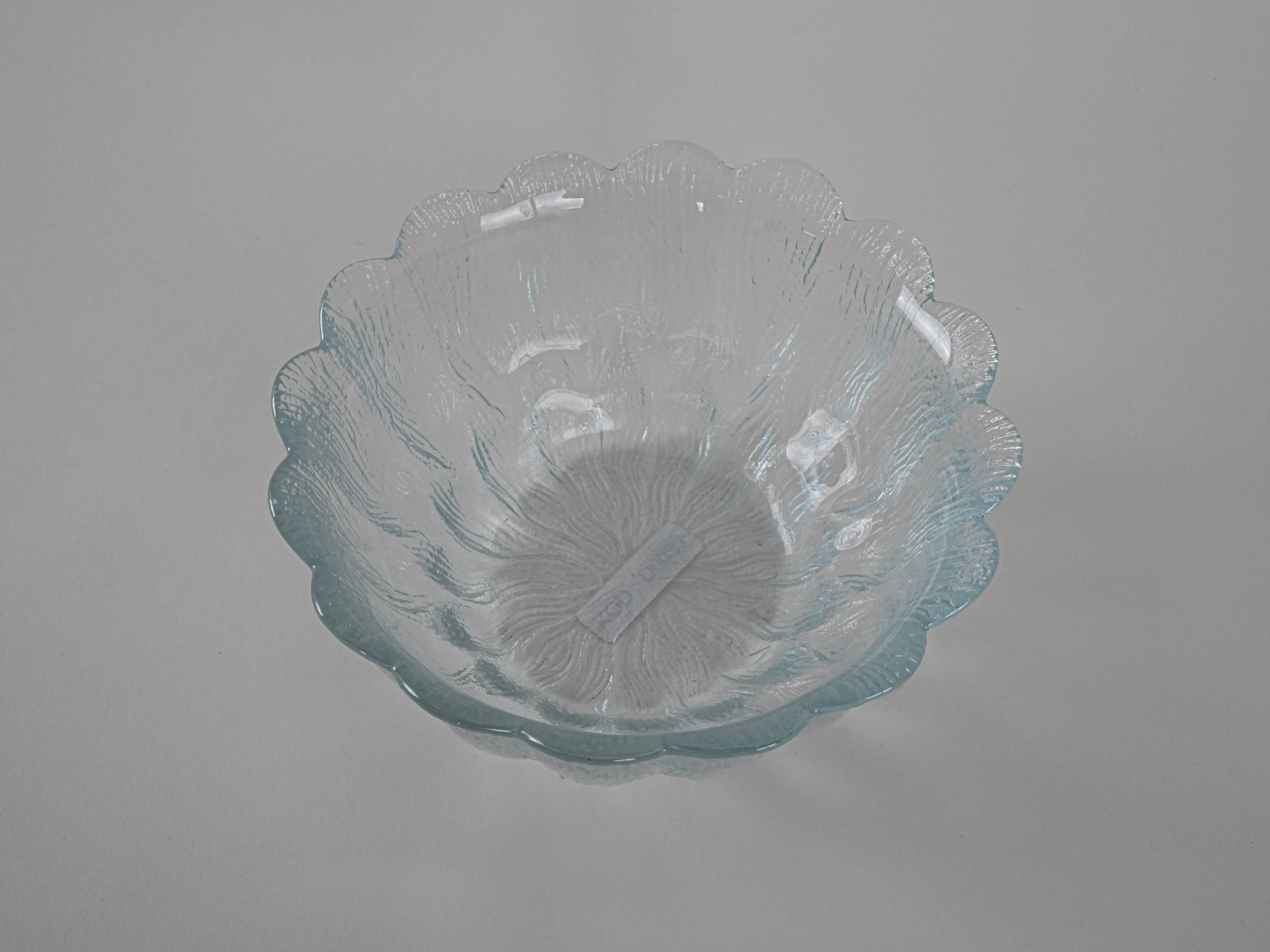 Glass bowl, Danish design, 1970s, manufacturer: Holmegaard