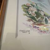 Aquarelle Saint Andéol de Quint