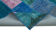 Handmade Anatolian Vintage 202 cm x 300 cm Blue Patchwork Carpet