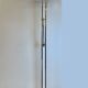 Chrome and brass floor lamp by Deknudt Belgium, 1980s