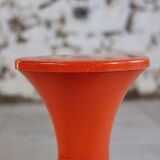 Dark orange Tam Tam stool by Henri Massonnet for Stamp, 1970