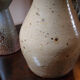 Pyrite sandstone vase by Jean Migeon in La Borne, 60s