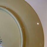 Gien France Cheese Board Orange Green Flower