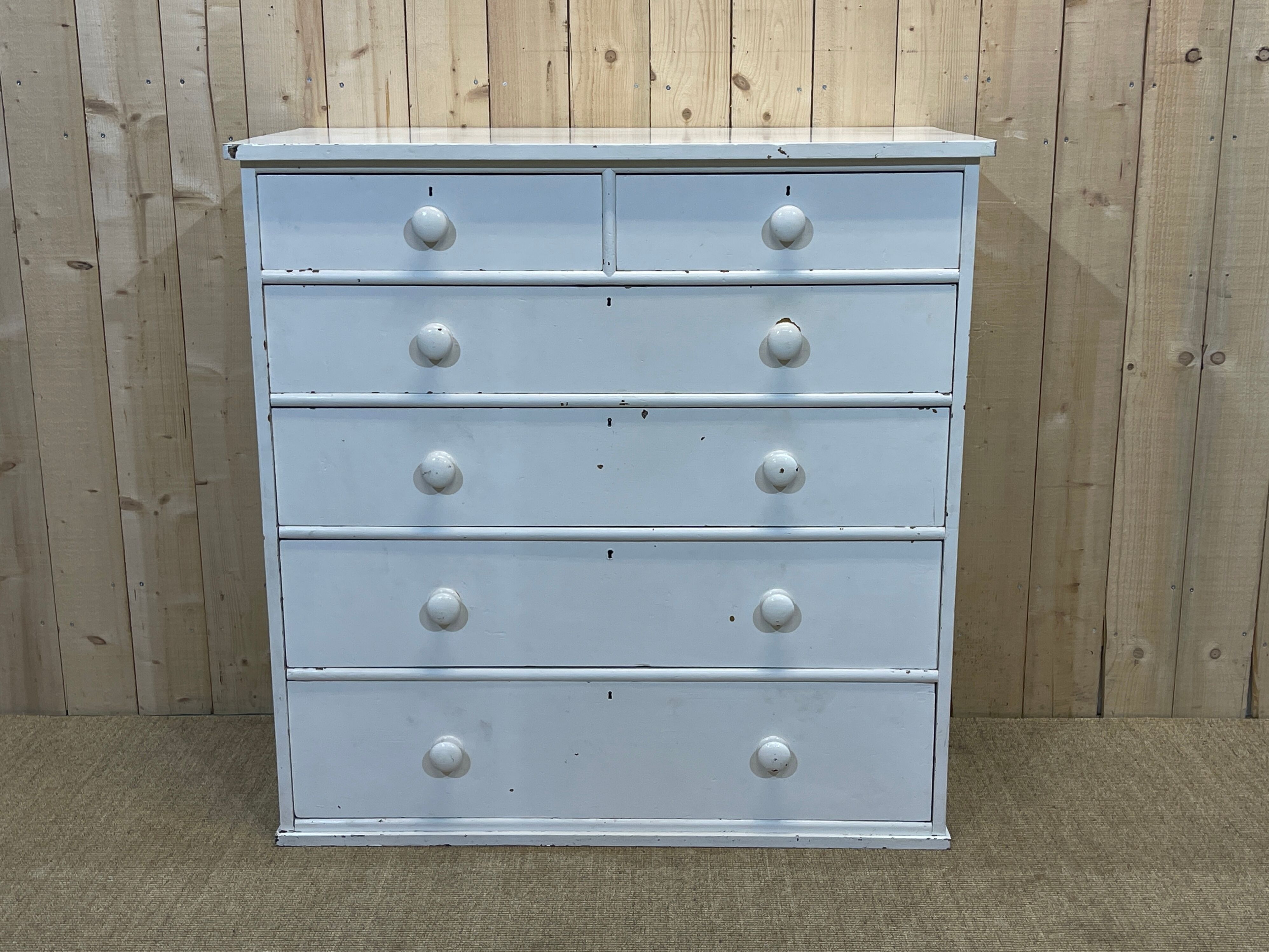 Victorian chest of drawers nineteenth in ash