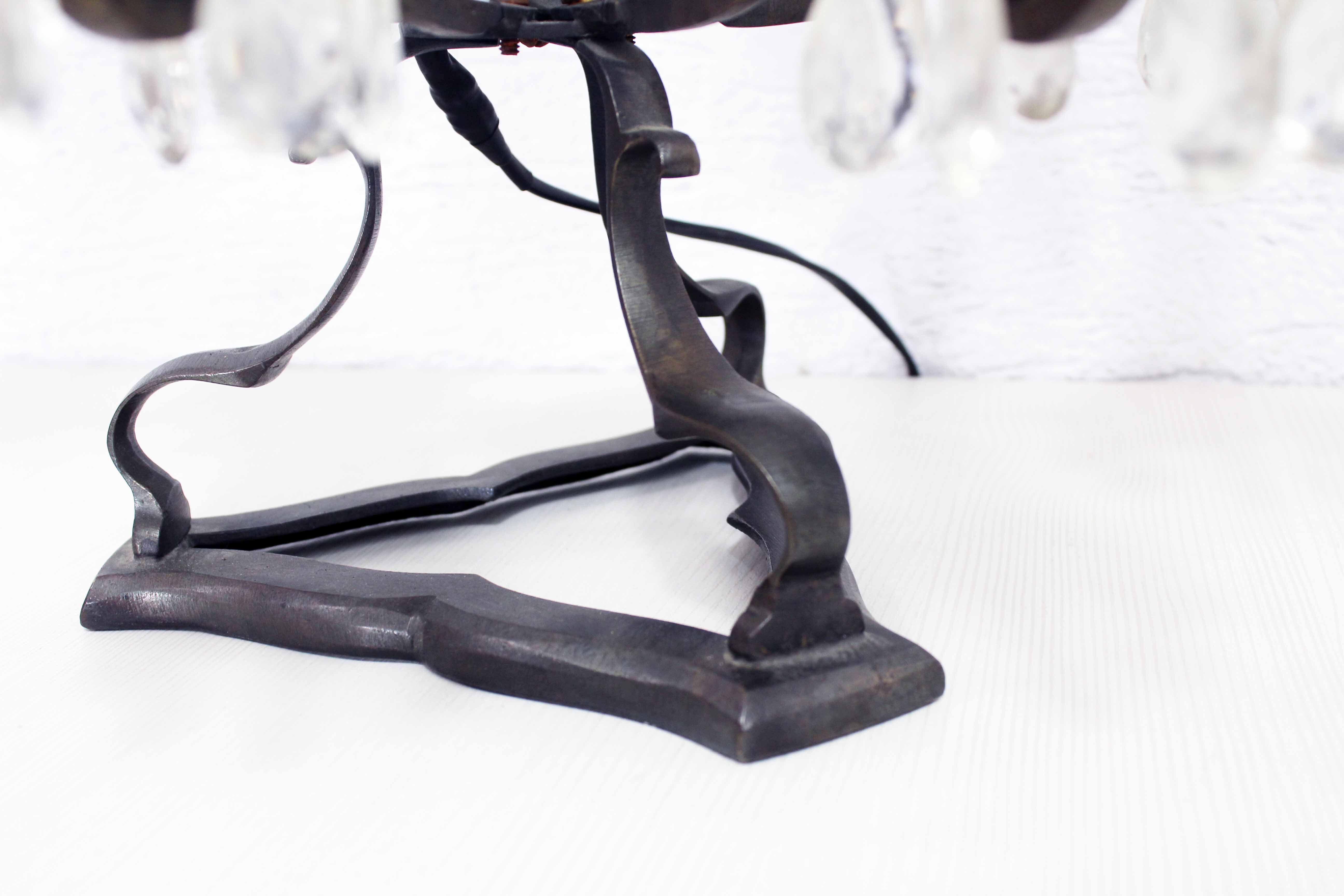 Crystal girandole lamp