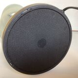 Brushed metal lamp