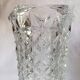 large vintage crystal vase flower decoration