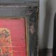 Chinese buffet from Mongolia, 2 doors, converted antique chest.