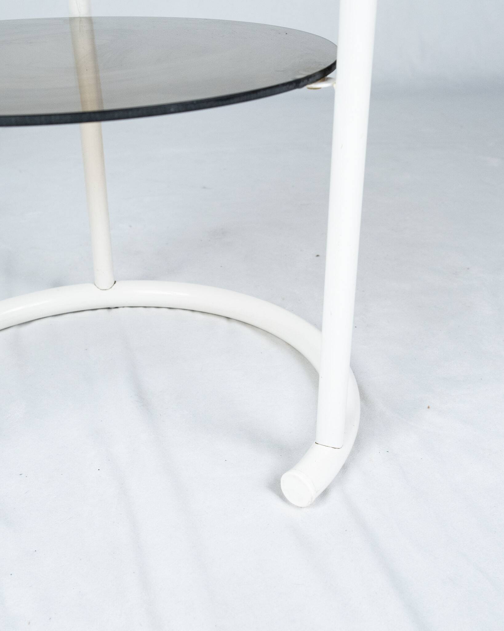 Lacquered side table with two shelves, France, 1970s