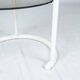 Lacquered side table with two shelves, France, 1970s