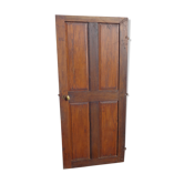 Porte en sapin, ferrures moustache