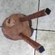 Small vintage brutalist stool