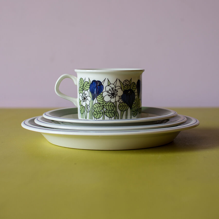 Set coffee cup by Arabia Finland, the 70s