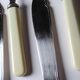 Rodgers Sheffield silver-plated fish service with ivorine vintage.