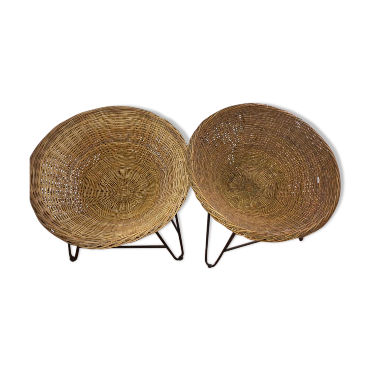 Fauteuils corbeille Roberto Mango