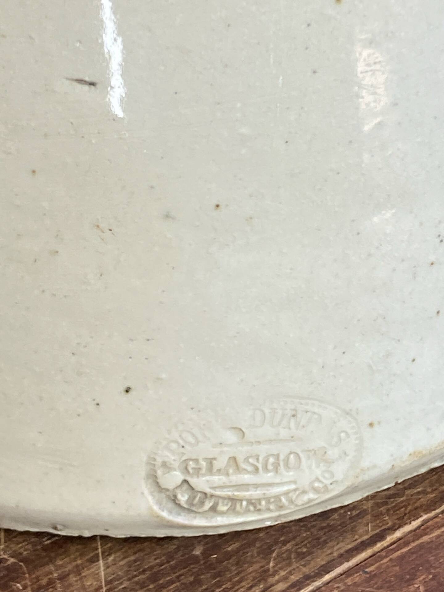 Two-tone stoneware jar, SRD, England