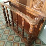 Wooden entrance locker