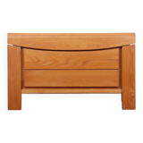 Vintage chest of drawers in solid elm from the 1980s.